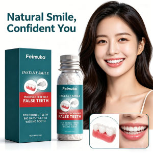 Denture Adhesive Gel Comfortable Fit Flexible Material Temporary Tooth Repair Kit DIY Denture Care Missing Tooth Filler Denture