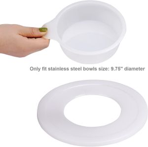 Mixers Bowl Covers for KitchenAid 5.5qt 6 Quart 7qt Bowl-Lift Stand Mixers Mixer Lid Fits Bowl-Lift Models KV25G and KP26M1X