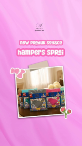 Hampers Wedding SOY&CO Paperbag Sprei Bonita Viona KING SIZE UK 180X200 Kado Pernikahan Murah Berkualitas