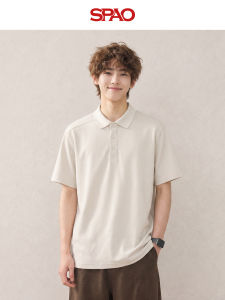 spao | Áo Polo Thiết Kế Mới Màu Đơn Sọc Cổ