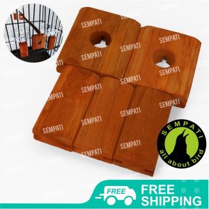 SEMPATI Variasi Kayu Aksesoris Tambahan Hiasan Sangkar Burung Ebod Jaya