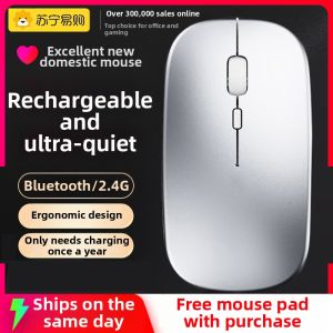 Wireless Office Mouse for Women Silent Charging Compatible with Asus HP Lenovo Dell Computers T2906 Business Portable Mouse