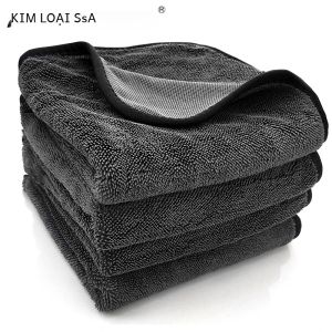 SEAMETAL 600GSM Khăn Lau Xe Bằng Sợi Nhỏ Cao Cấp Khăn Lau Siêu Thấm Hút Để Chăm Sóc Chi Tiết Màu Xám 40x40cm/40x60cm/60x90cm