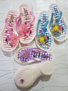 Serba grosir sandal import japit klompen anak perempuan size 24 - 29 mickey mouse bahan super kuat