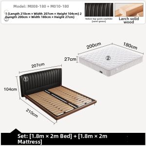 Mid-century Luxurious Bed
