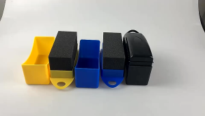 Car Care Wheel Wash Brush Foam Polishing Sponge Car Wash Curved Applicator Pad Tire Cleaning Brush