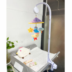 Happy Monkey | Rotating Musical Mobile for Cribs Diaper Changing Tables & Highchairs