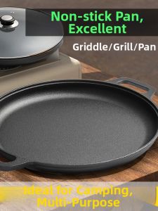 Non-stick Cast Iron Flat Pan