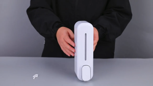 [YJ]300ml Wall Mounted Soap Dispenser Large Capacity for Bathroom Kitchen Universal Visible Liquid Outlet Labor Saving
