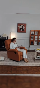 Living Room Recliner Sofa Swivel Base and Pushback Recliner Sofa Lazy Sofa Adjustable Recliner Chair Swivel Sofa