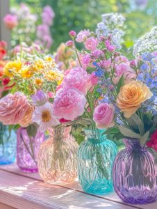 KAYOU | Acrylic Paint By Numbers Floral Pattern Oil Painting Package Art Picture For Bedroom Wall Adults Hand Painted Unique Gift