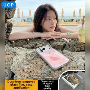 UGP | Luxury Light Pink Pomegranate Plated Silver Phone Case for 17 Promax