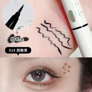 Waterproof Long-lasting Eye Liner Pen Set of 2 Ultra-fine Non-smudging Sweat-proof Beginner-friendly for Lower Lashes XIXI Brand