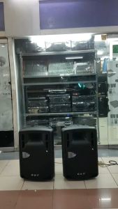 Speaker Aktif Pasif 15" FIBER H-115 Speaker Bluetooth Monitor Panggung Original G&G - Digital Musik