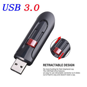 Jaster | Push-pull USB 3.0 Flash Drives 128GB High Speed Pen Drive Black Memoria 64GB Real Capacity 32GB for Laptop U Disk Creative Gift