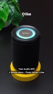 Olike SF9 Wireless Portable Bluetooth Speaker BT 5.3 HiFi 1200mAh LED Light Support AUX TF IPX4