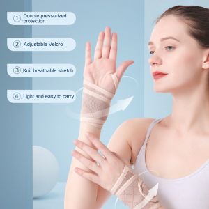 Deklar Pelindung Pergelangan Tangan Adjustable Reversible Untuk Olahraga / Radang Sendi / Tendonitis / Pereda Nyeri，Pelindung Pergelangan Tangan Terkilir