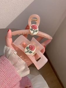 Set 2 Kẹp tóc hoa hồng phong cách retro Hàn Quốc cho nữ cá tính bánh bèo năng động A.ĐT.ng