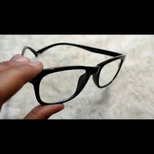 Kacamata Rabun Dekat Plus +1.00 sampai +3.00 Untuk Pria Wanita Frame Kotak Hitam Lensa Bening Frame Ringan Kokoh FREE CASE