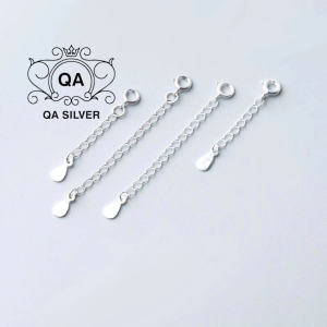 Dây bạc 925 tăng đơ nam nữ vòng cổ lắc tay chân S925 BASIC QA SILVER Earrings AC240802