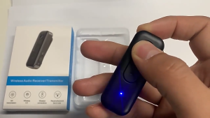 MeeGoo Bluetooth 5.3 Transmitter and Receiver 3.5MM AUX Wireless Audio Adapter SBC AAC HD Decoding For Plane/Car/Speaker