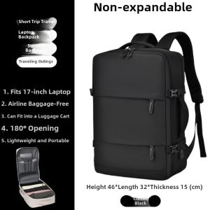 Large Capacity Expandable Travel Backpack for Men And Women Business Trip Computer Bag Student Bookbag Tour Luggage Bag