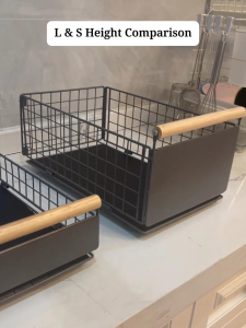 SJorage Pull-out Basket for Kitchen Racks Organizer Under Sink Organizer Racks
