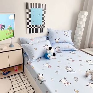 🛏 หลับสบาย ฉ่ำมาก เซ็ตผ้าปูที่นอน การ์ตูน งานแท้ มี 2 ขนาด 5 กับ 6 ฟุต 1 เซ็ตได้ ผ้าปูเตียง 1 ชิ้น และ ปลอกหมอน 2 ชิ้น