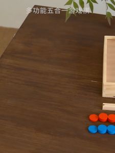 Bộ cờ trò chơi 5 trong 1 - cờ vua cờ checker cờ búng cờ caro cờ lật bằng gỗ tiện lợi