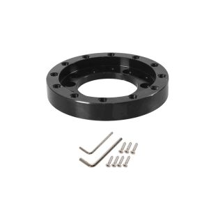 Aluminum 70MM Steering Wheel Racing Game Plate Steering Wheels Modification Set For Logitech G25 G27 DIY Parts 24 Hole Adapter