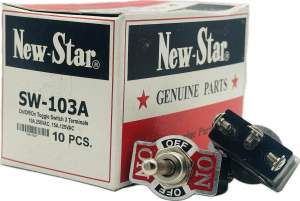 SW-103A BRAND J&J HEAVY DUTY ON-OFF-ON SWITCH 12V-24V DC FOR USE ON: UNIVERSAL VEHICLE AND TRUCK (SWITCH ON-OFF-ON)