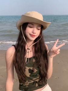 Nón Vải Camping Nam Nữ Chống Nắng Có Dây Chống Gió - 100style