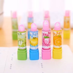 Satu Keluarga Penghapus Model Lipstik Karakter Buah Random A70 Eraser Fruits Penghapus Pensil Buah