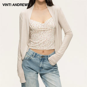 Leopard Print Sun Protection Camisole & Cardigan Set Slimming Tops