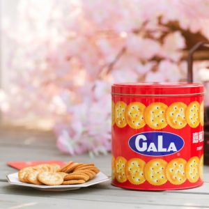 Garden Canada Biscuits Gift Box 400g Iron Can Crispy Instant Snacks Salty Flavor Fermented Biscuits Leisure Time Snacks