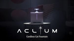 ACLIUM Cordless Cat Water Fountain (Auto Sensor)_Intelligent Filter and Water Level Indicators