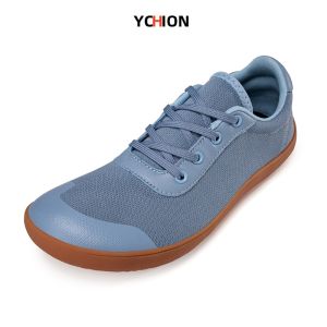 YCHION Men Barefoot Shoes Wide Toe walking shoes Non slip Breathable lightweight suitable for large foot bones thumb valgus deformed feet elderly Walking Shoes Big Size 45 46 47