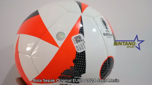 Bola Sepak Original EURO 2024 Jahit Mesin Kualitas Premium