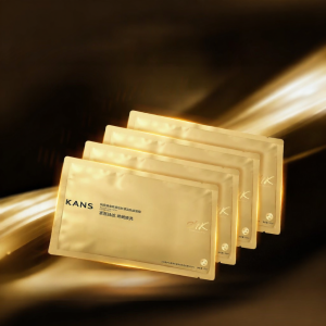 KANS | Mặt Nạ Dưỡng Ẩm Chống Nhăn Se Lỗ Chân Lông Làm Dịu Da Mẩn Cảm Qua Đêm 4 Miếng