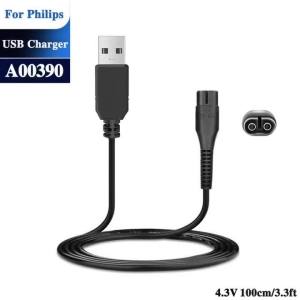 4.3V USB A00390 Charger Power Cord Adaptor For Philips Norelco OneBlade QP2520 QP2521 QP2523 QP2510 / 11 Shaver