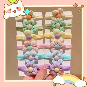 Elastic Towel Ring Hair Ties for Girls Non-Damaging Hair Bands Stylish Hair Accessories for Kids Bird Deterrents Home Use