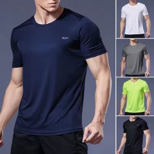 Running Shirts Soccer Shirts Mens Jersey Sportswear Mens Jogging T-Shirts Quick Dry Compression Sport T-Shirt Fitness Gym