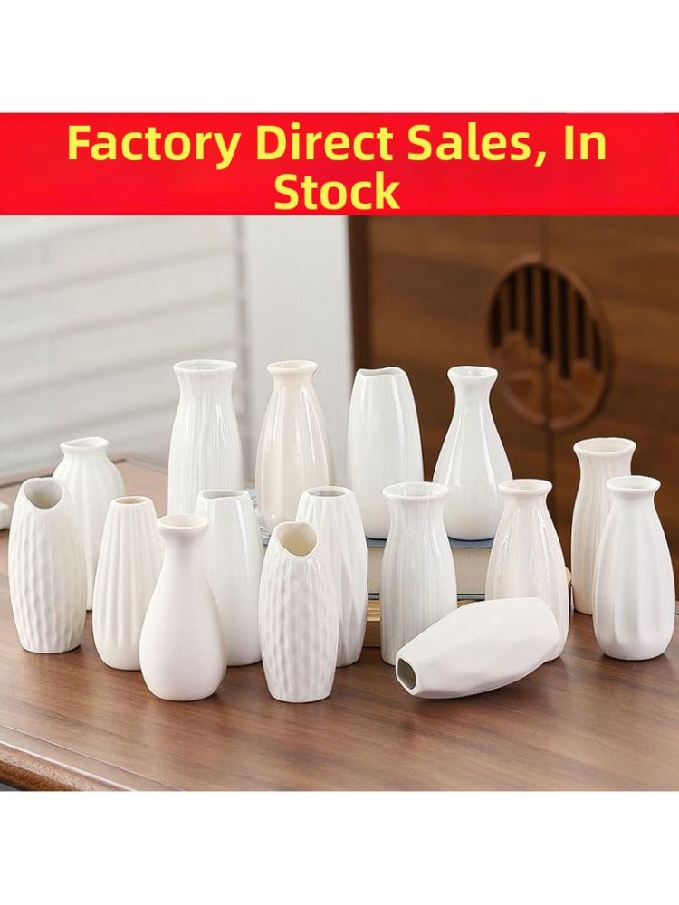 Modern Minimalist Ceramic Vase For Home And Table Decoration_voghion.com