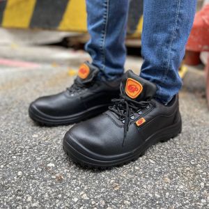 Safety Shoe OSP 868 Split Leather with Singapore Safety Standard Certification