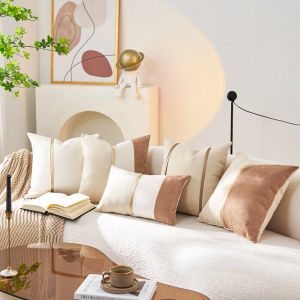 หมอนอิงสูงสุดความงาม หมอนอิงโซฟาห้องนั่งเล่นหรูหรา หมอนอิงขนาดใหญ่สำหรับนอนในเตียง หมอนอิงแบบมีโครง ไม่รวมฟองน้ำ