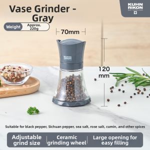 Kuhn Rikon | Manual Pepper Mill For Black Pepper Sichuan Pepper Sea Salt