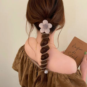 【Free Shipping】Hàn Quốc Cầu Vồng dây điện thoại dây buộc tóc tóc phim hoạt hình Vòng Ngọt Ngào Cô Gái cột tóc Tóc Cuộn Dây Cho Trẻ Em