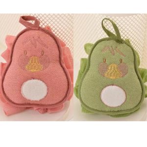 New Soft Bubble Bath Ball Home Use Bath Products Candy Color Pear Bath Flower Massage Skin Friendly Personal Hygiene Tool