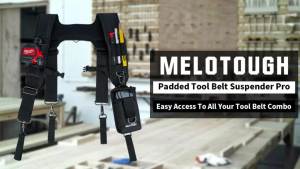 Tool Belt Suspenders Construction Bag Suspenders Padded Work Belt Suspenders for Carpenter/Electrician/Roofing/Farmer Work
