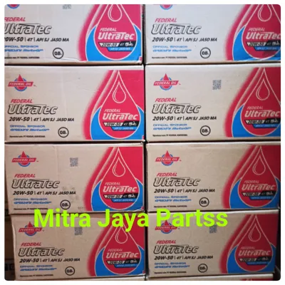 Oli Federal UT Oil Ultratec SAE 20W-50 JASO MA Isi 800 ML Perdus ( FOIL NEW )